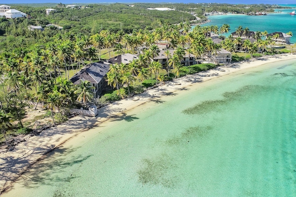 Aerial View over the beach