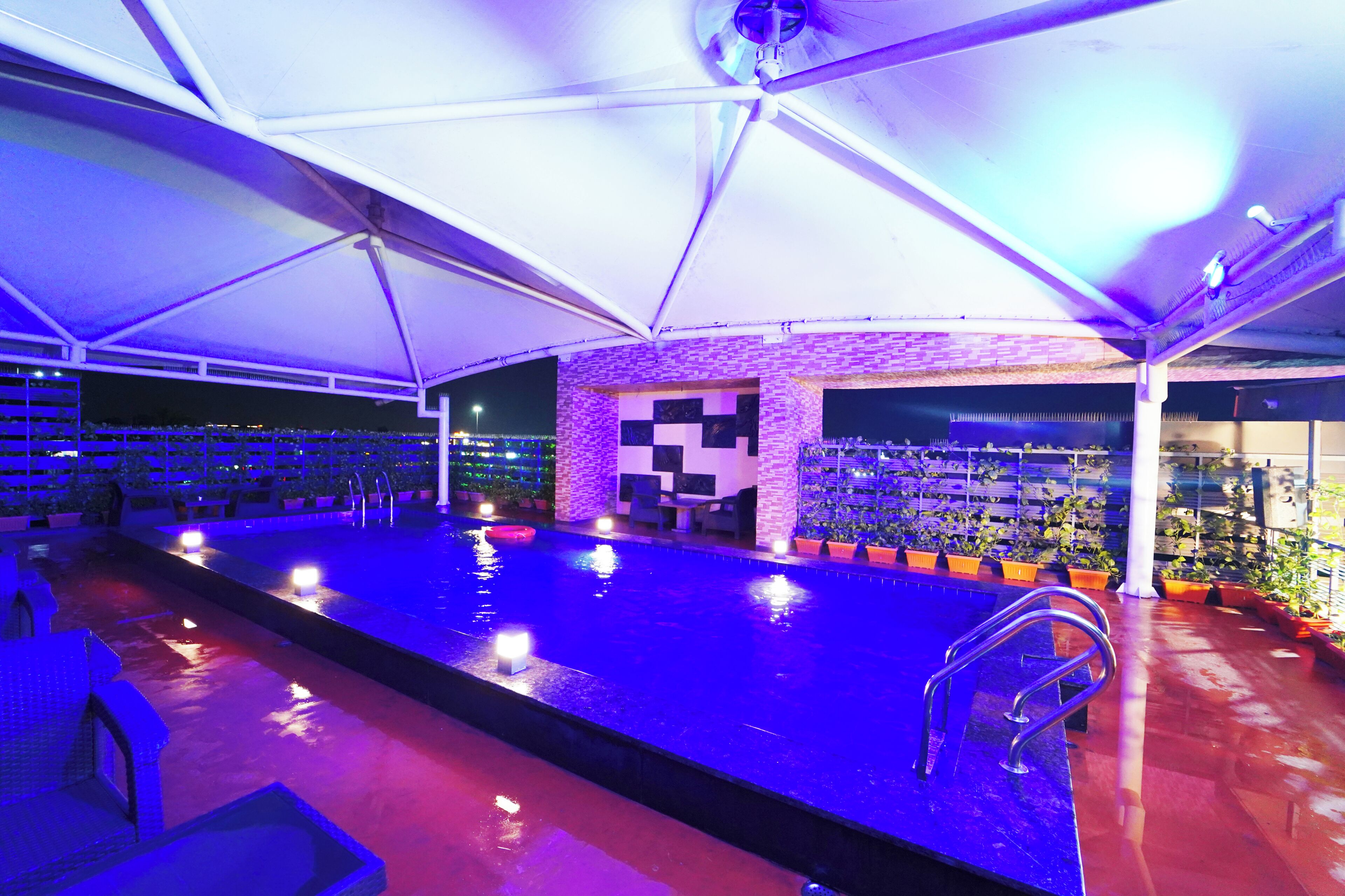 Piscina en la azotea