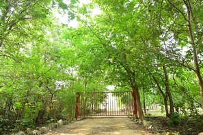 Entrada de la propiedad