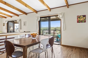 Bright dining area