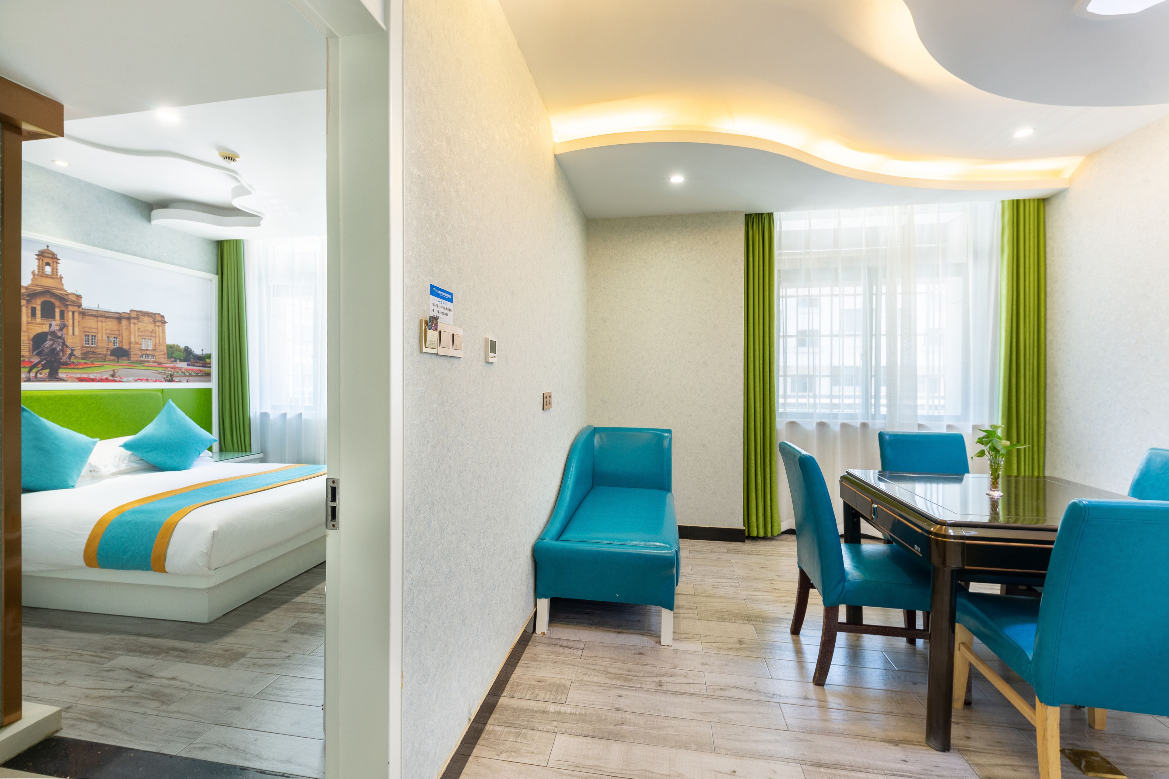 1 bedroom, premium bedding, down duvets, desk