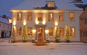 Front of property – evening/night