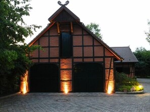Front of property – evening/night