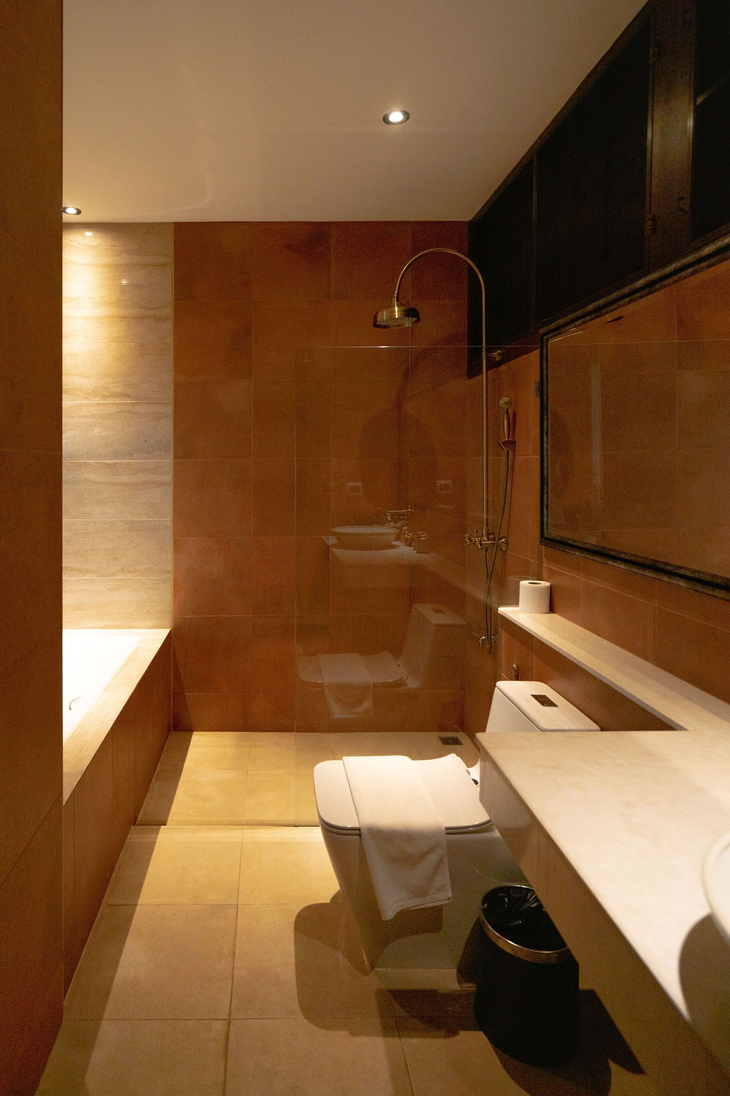 deluxe suite, pool access - air purifiers | bathroom | free toiletries, hair dryer, bathrobes, slippers