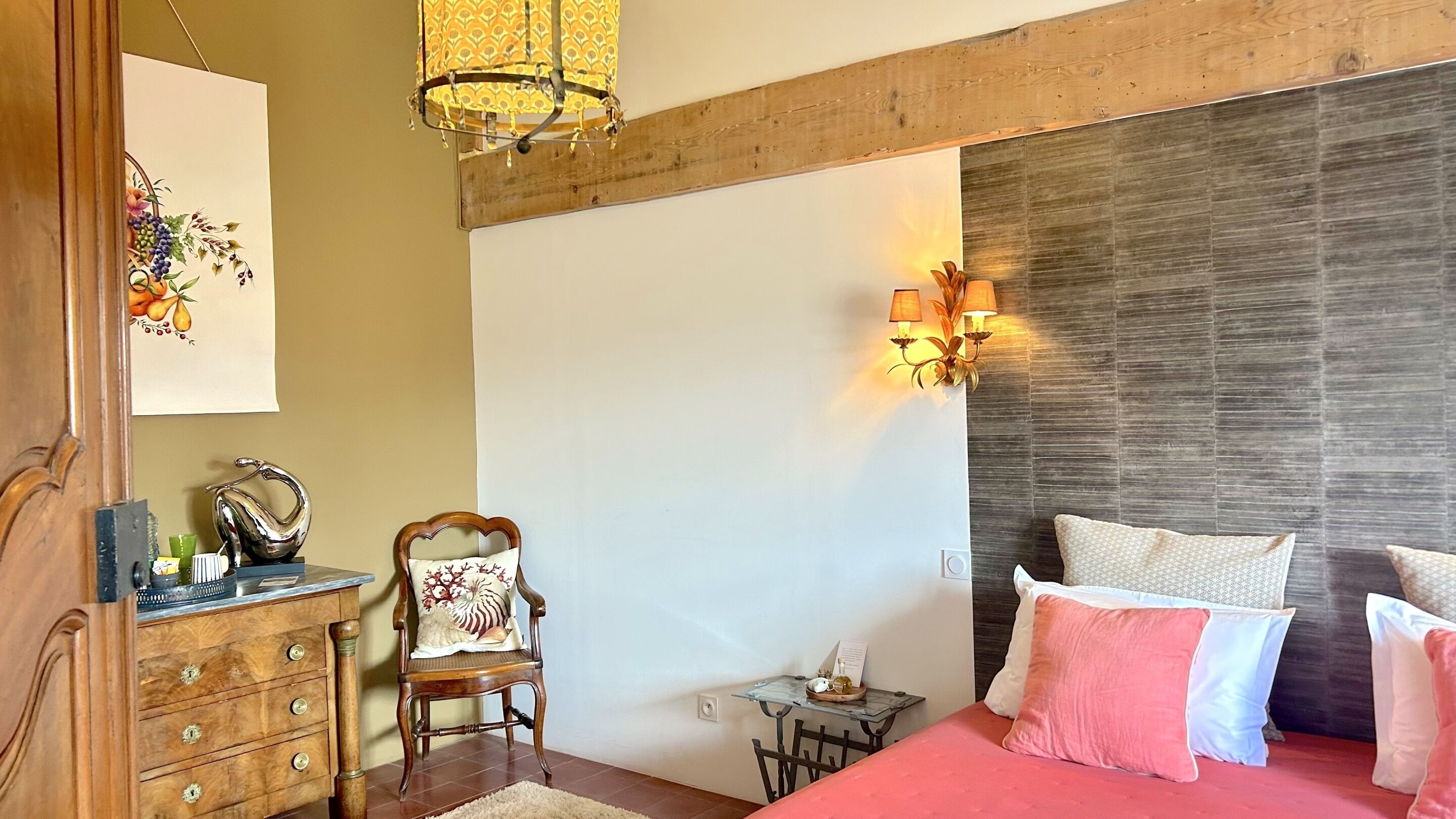 Phòng đôi Deluxe, có phòng tắm riêng, quang cảnh vườn (Chambre Foulque)