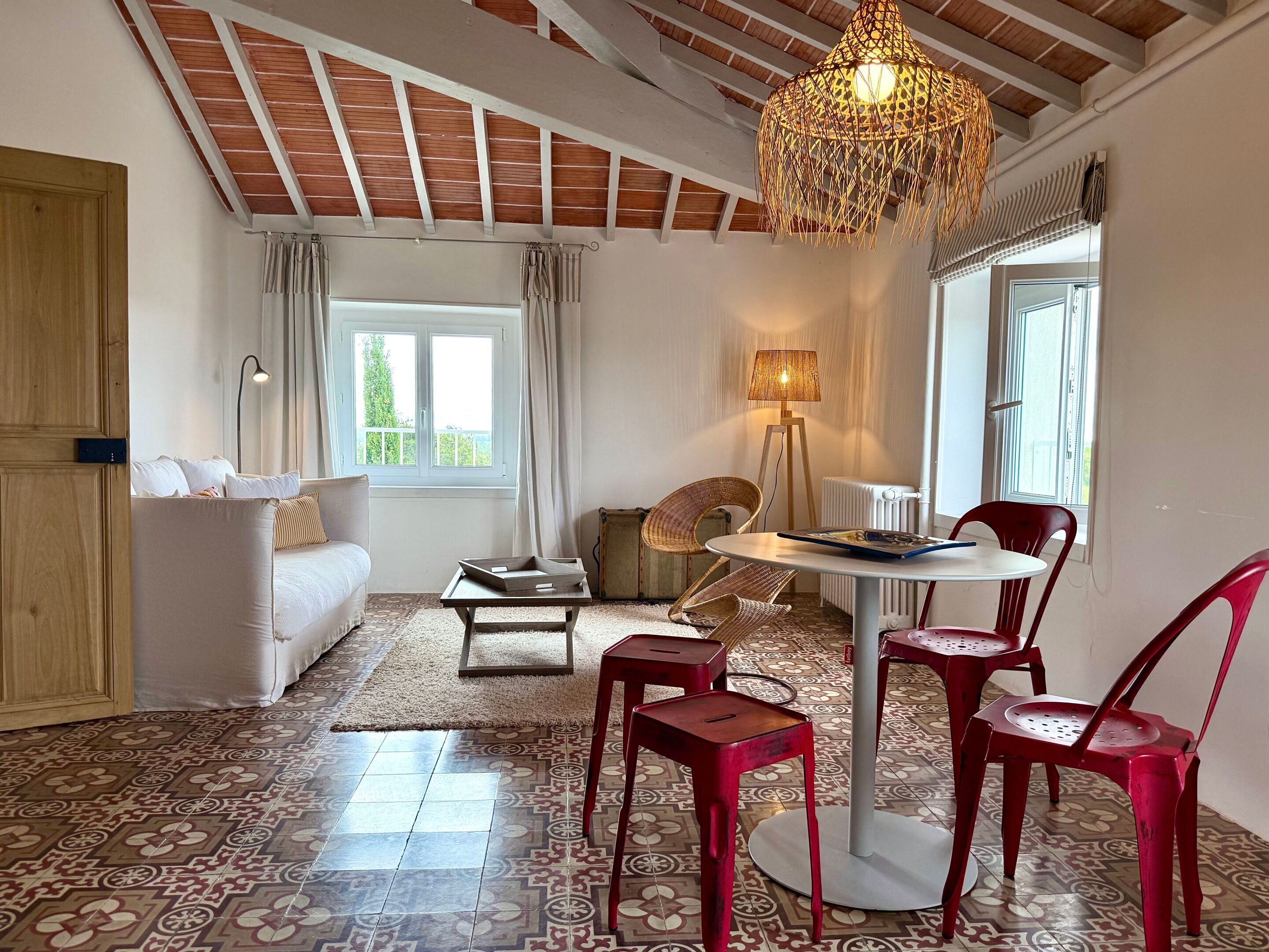 Suite, salle de bains attenante, vue mer (Suite Grand-Duc) | Bar lounge