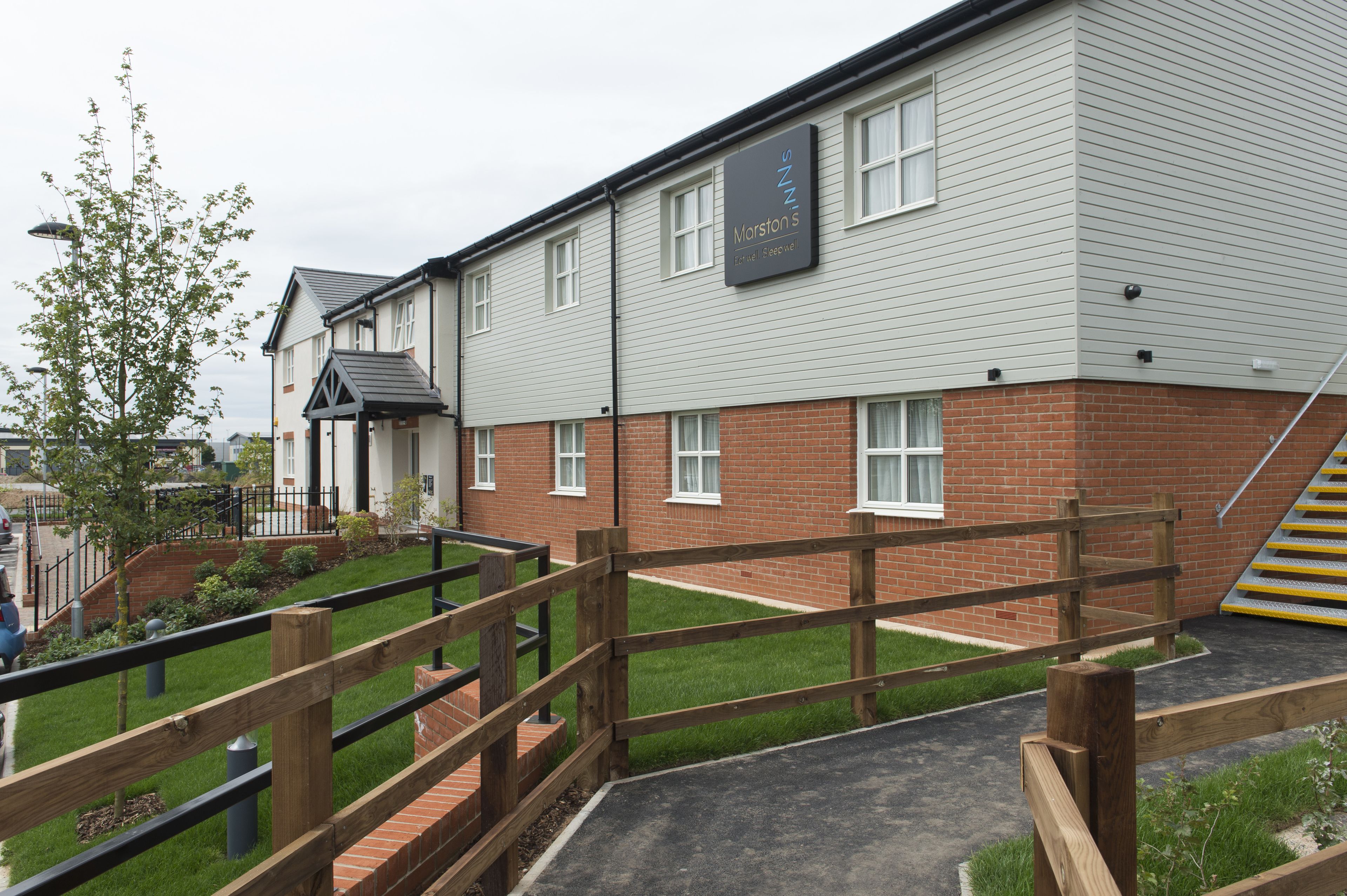 Overnatningsstedets facade