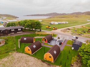 Aerial view - North Coast 500 Pods (Achmelvich)