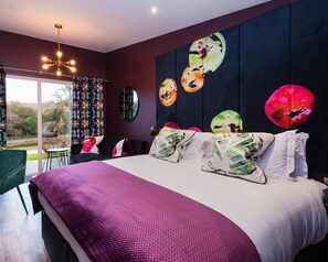 Design-Zimmer | Allergikerbettwaren, individuell eingerichtet, Verdunkelungsvorhänge