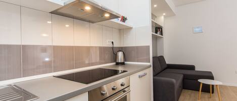 Appartamento, 2 camere da letto | Cucina privata | Frigorifero, microonde, forno, piano cottura