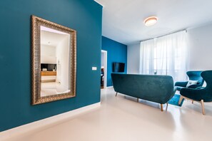 Apartment, Sea View | Living area