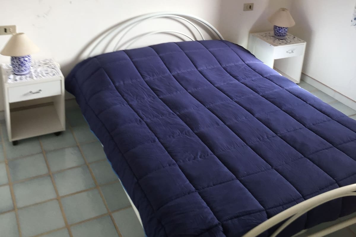 Desk, blackout drapes, cribs (free), WiFi (free)