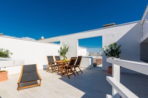 Appartement Luxe, baignoire à jets | Balcon