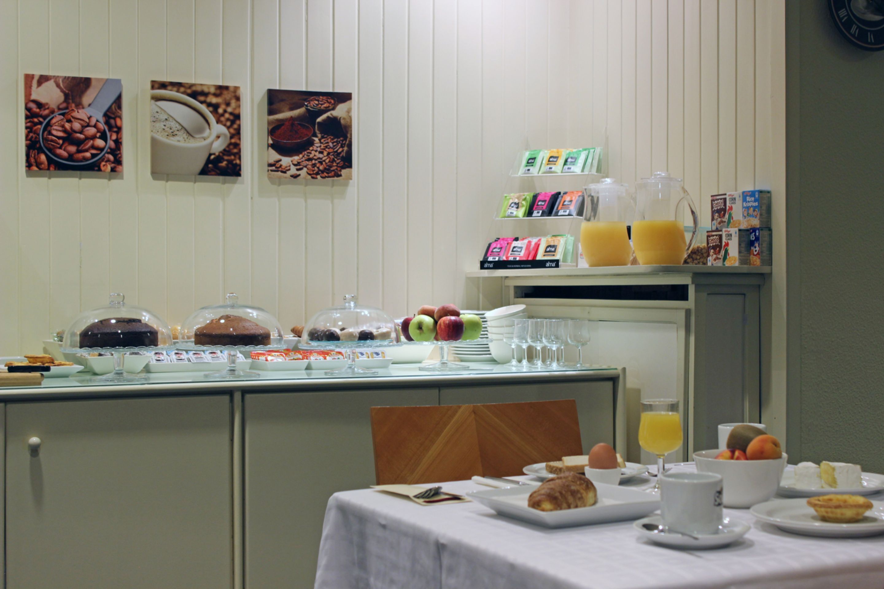 daily buffet breakfast (eur 6.50 per person)