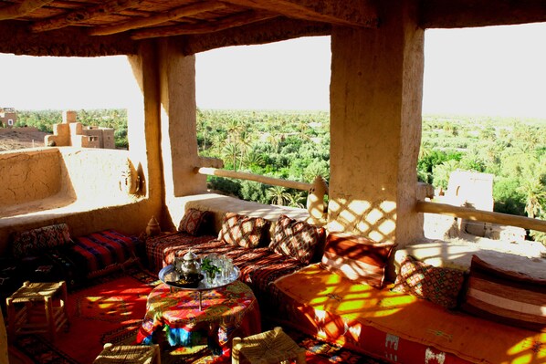Terrace/patio - Gîte Migusta Chez Madame Hayate (Skoura)