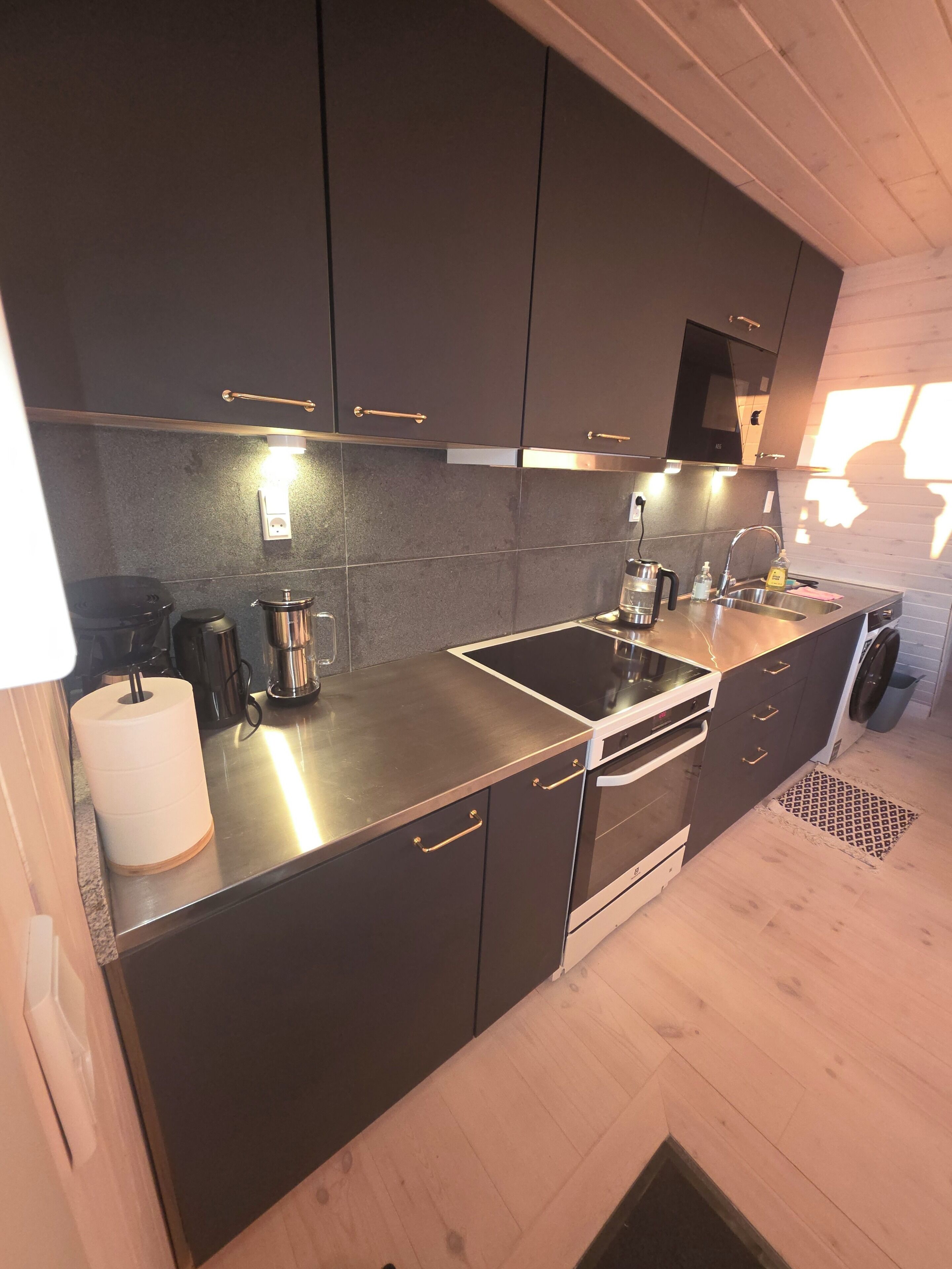 Familie huis, 2 slaapkamers, terras, uitzicht op oceaan | Privékeuken