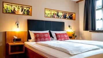 Double Room | In-room safe, desk, blackout curtains, soundproofing