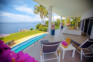Vue sur la plage/l’océan