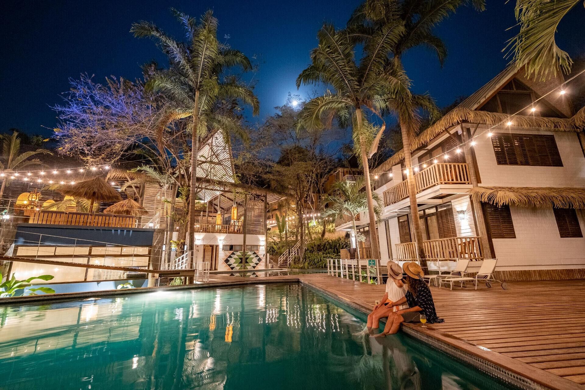 Outdoor pool, open 8:00 AM to 11:00 PM, pool loungers