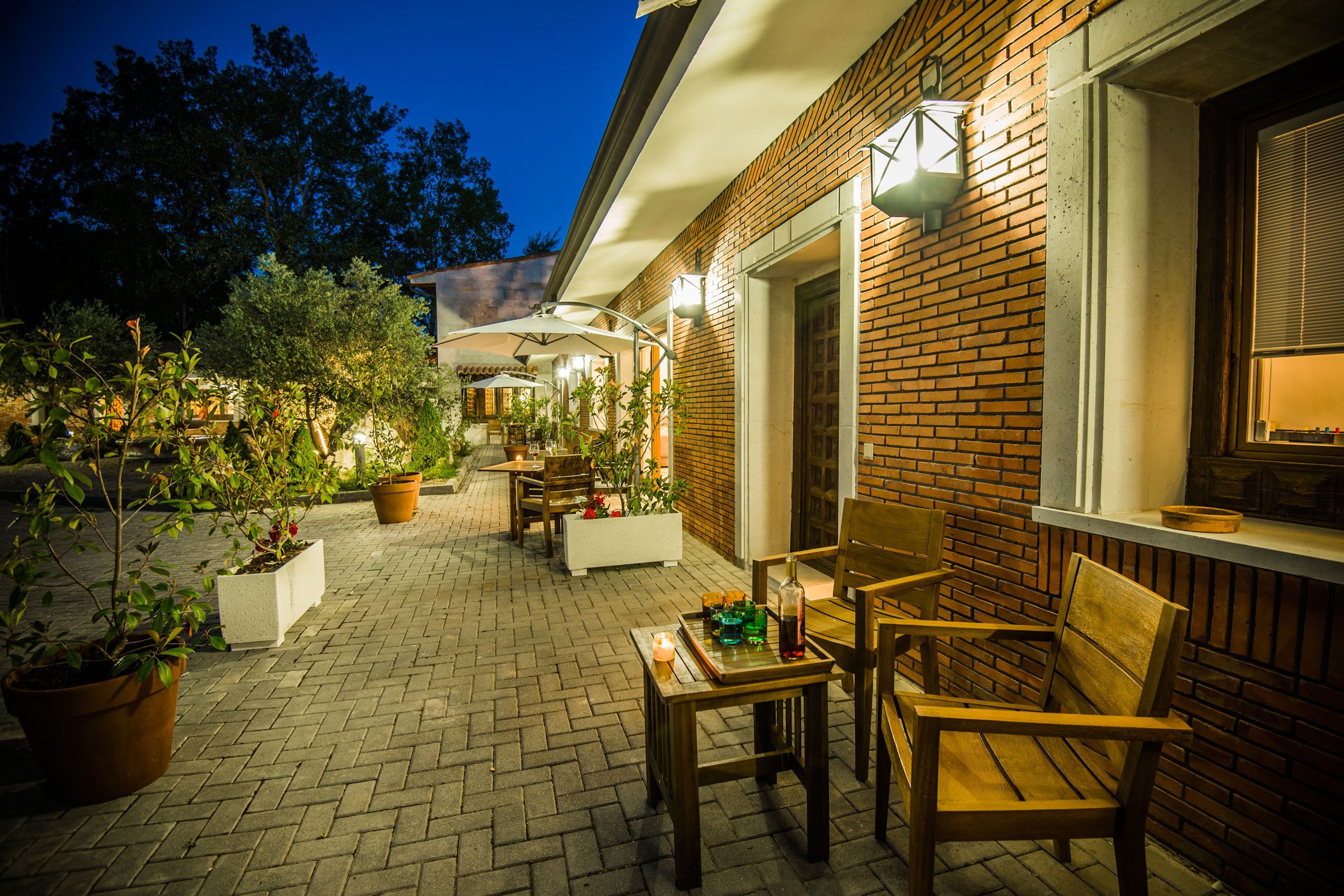 front of property – evening/night