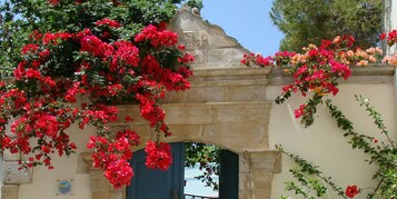 Entrada de la propiedad