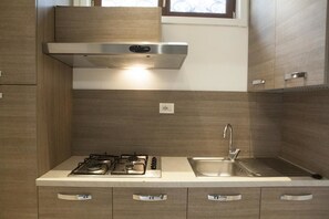 Apartemen, 1 kamar tidur | Dapur pribadi | Lemari es, kompor, dan peralatan masak/sendok-piring