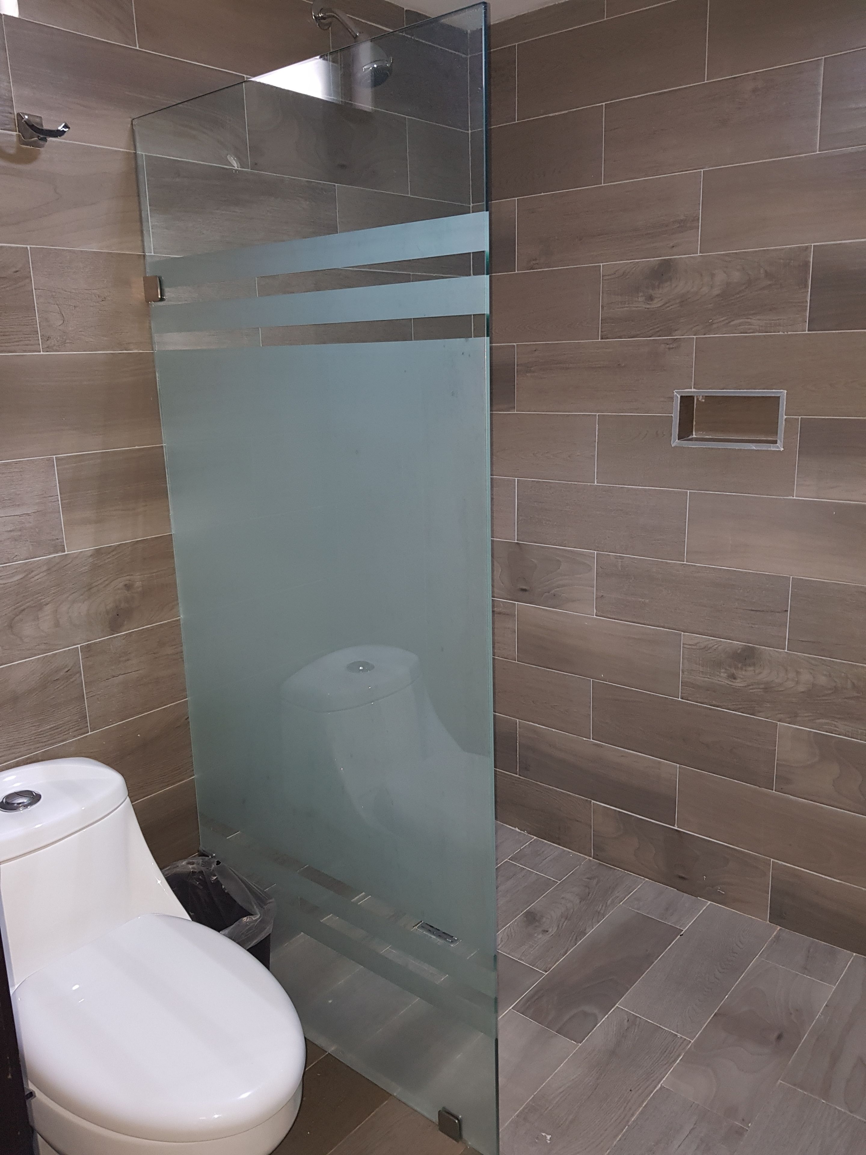 family double room, 2 double beds, accessible, pool view | bathroom | shower, towels