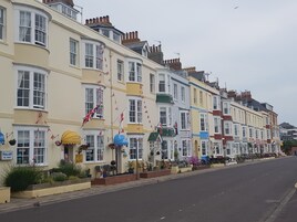 Majoituspaikan julkisivu