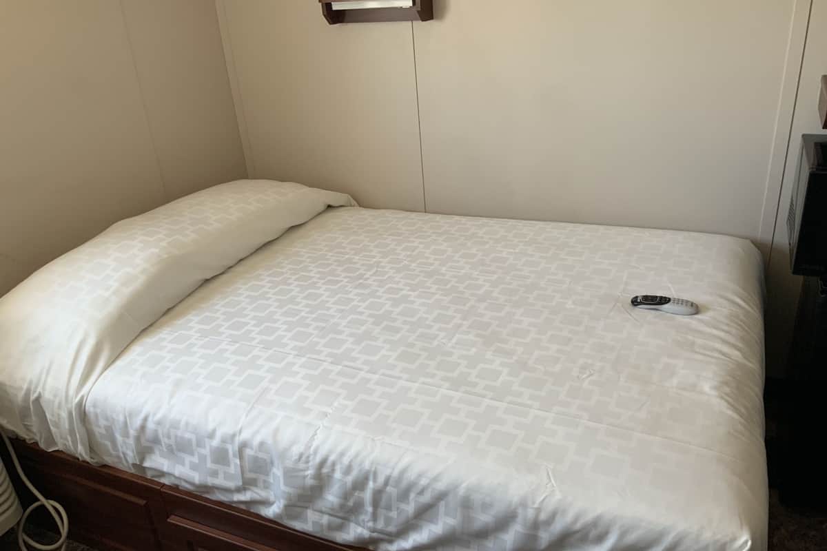 economy room, 1 queen bed, non smoking | desk, soundproofing, free wifi, bed sheets