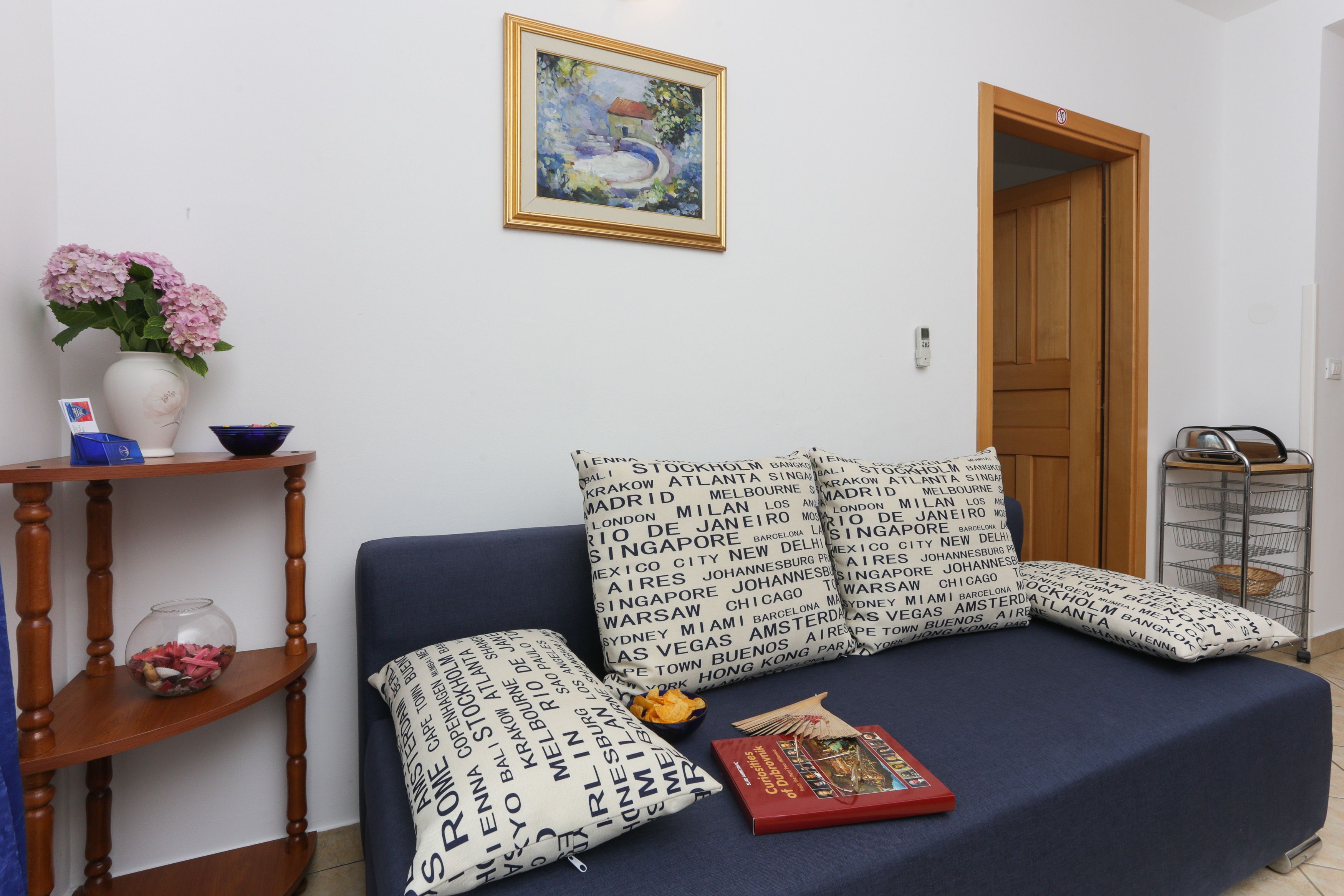 公寓, 1 间卧室, 阳台, 海景 | 起居区 | 平板电视