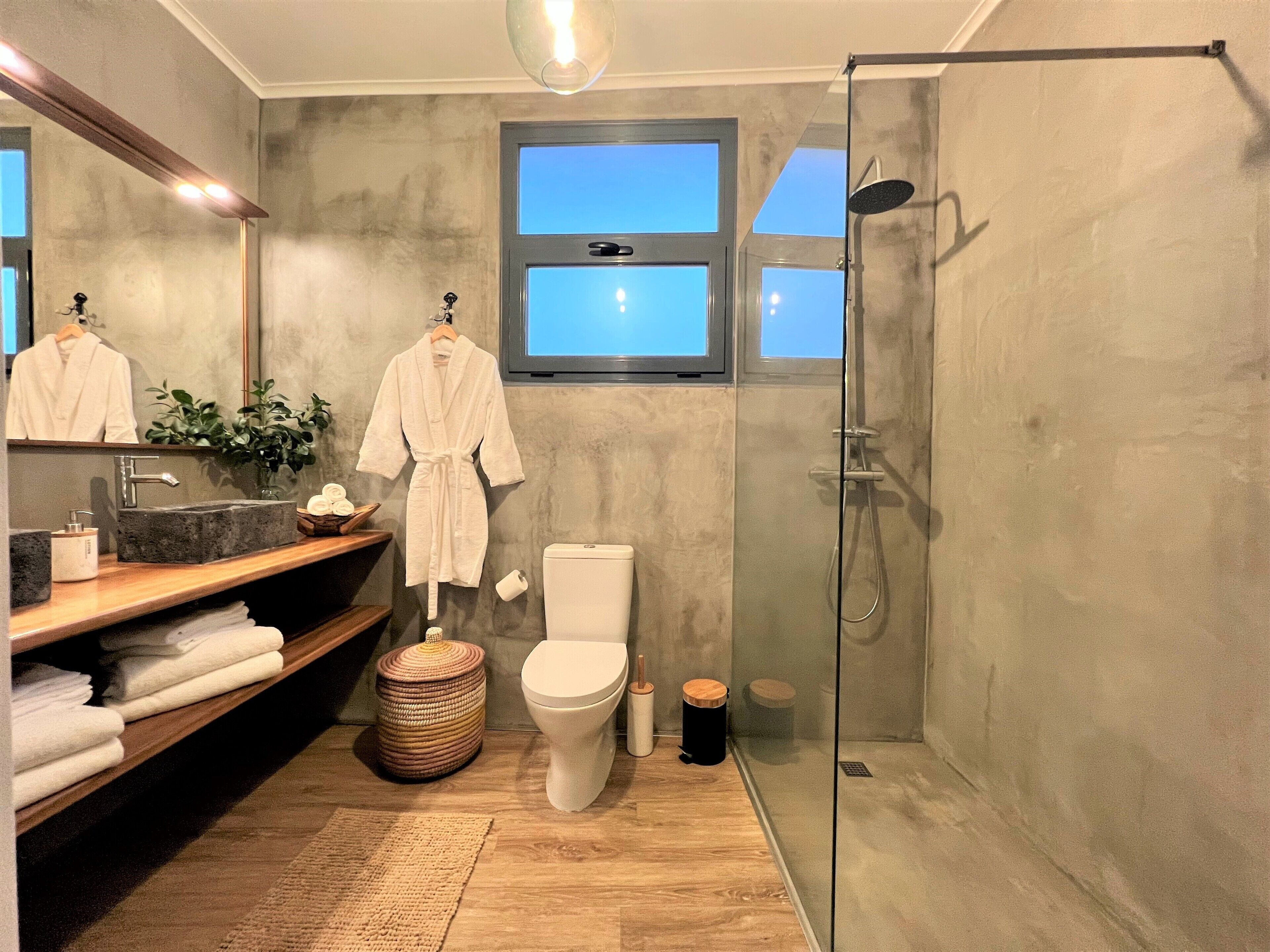 Exclusive Villa, 2 Bedrooms, Sea View | Bathroom | Shower, free toiletries, hair dryer, bathrobes