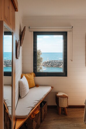 Romantic Villa, 1 Bedroom, Sea View | Hypo-allergenic bedding, in-room safe, blackout curtains, soundproofing