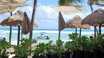 Accommodatie ligt op het strand