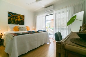 2 室のベッドルーム、アイロン / アイロン台、WiFi (無料)、ベッドシーツ