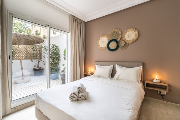 1 bedroom, iron/ironing board, travel cot, WiFi