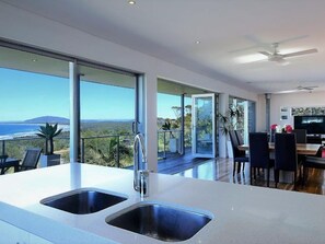 Interior - BLUE SALT-Spectacular water views. Wood  Burner Fire. Outdoor living on deck. (Gerroa)