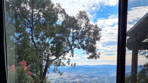 A view of kangaroos on a gravel path with a scenic landscape in the background. - The gallery - eco-friendly atmosphere (Vacy)