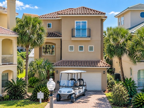 Oceanic View |  720FT walk to private beach access | FREE Golf Cart