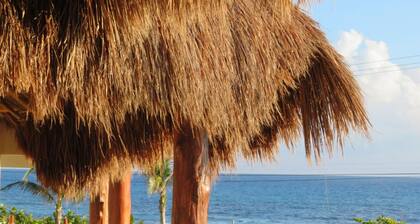 MAISONS ISLA MUJERES MAYAKAAN, VUE FANTASTIQUE SUR LA PLAGE AVEC TOIT
