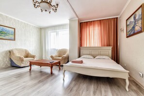 1 bedroom, iron/ironing board, WiFi, bed sheets - Comfortable apartments in the heart of the city (Astana)