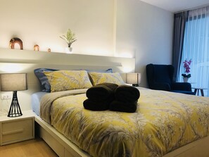 1 bedroom, iron/ironing board, Internet, bed sheets