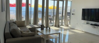 Stunning Penthouse with sea views and private heated pool 