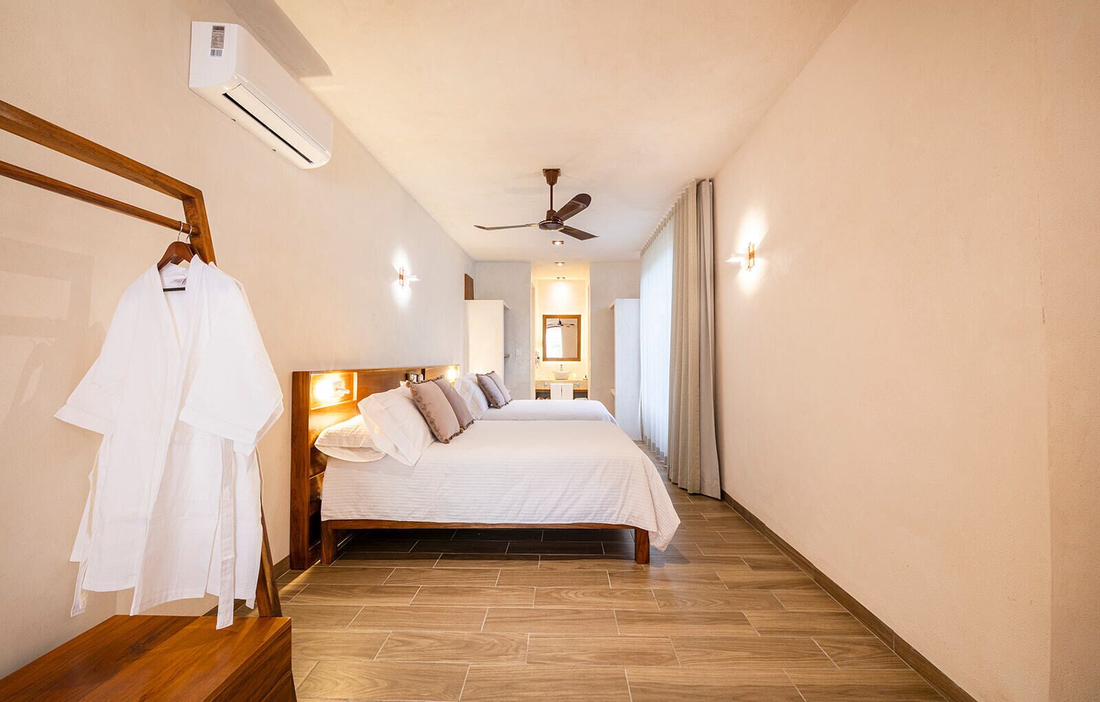 Quarto casal, vista para o jardim | Roupas de cama de algodão egípcio, roupas de cama premium