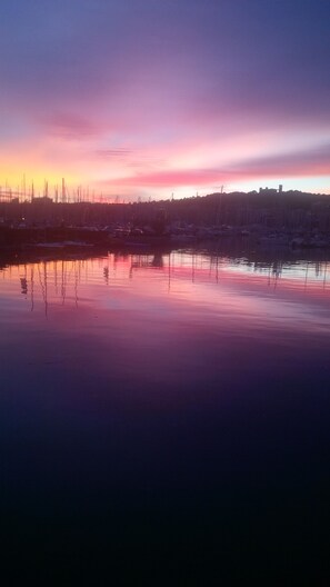 Alberca al aire libre y alberca infinita