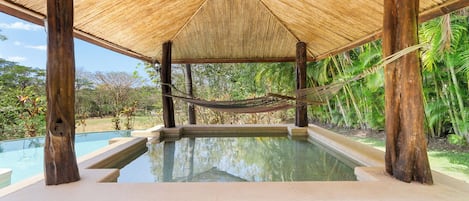 Outdoor pool, an infinity pool