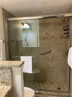 Hair dryer, towels