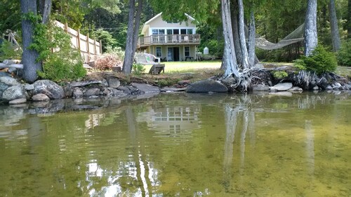 The Loon House is on beautiful, clean spring fed Silver lake.