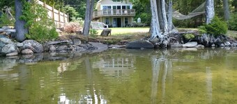 The Loon House is on beautiful, clean spring fed Silver lake.
