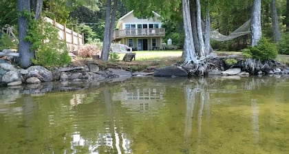 The Loon House is on beautiful, clean spring fed Silver lake.