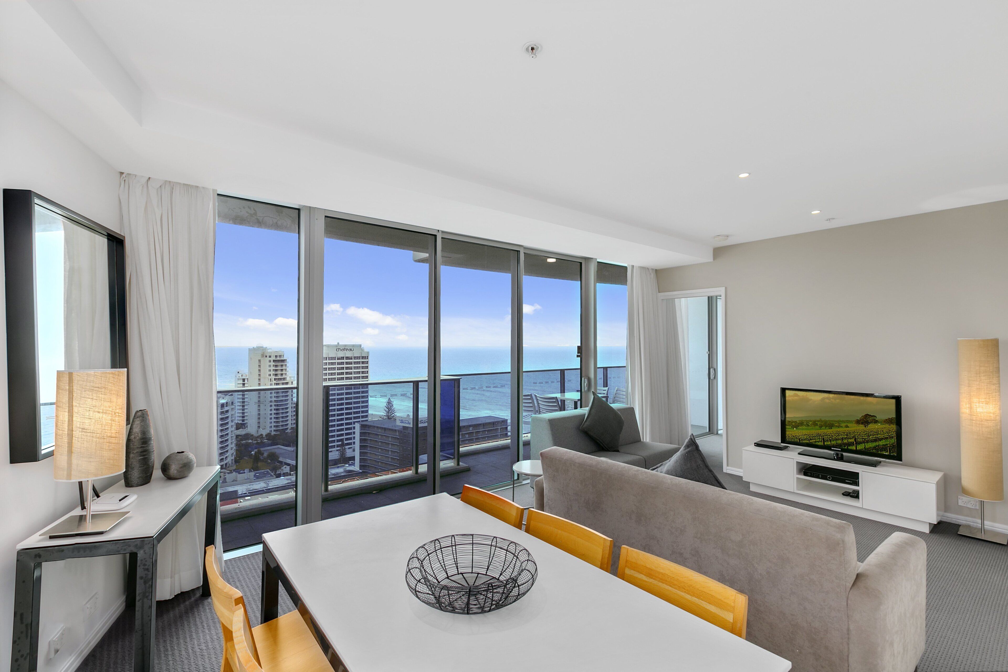 Apartment 21801 is located on the 18th floor and is north facing